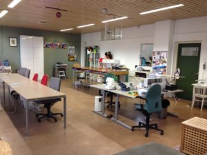 Lichte praktische werkruimte Atelier Cilhouette Eindhoven