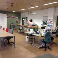 Lichte praktische werkruimte Atelier Cilhouette Eindhoven